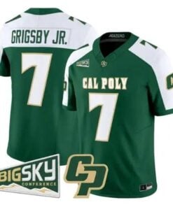 Anthony Grigsby Jr Jersey #7 Cal Poly Mustangs 2026 All Stitched by My Store NCAA Football Jerseys