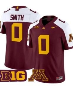 Anthony Smith Jersey #0 Minnesota Golden Gophers 2026 Stitched by My Store NCAA Football Jerseys