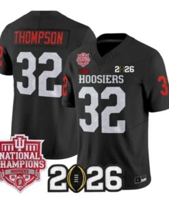 Anthony Thompson Jersey #32 Indiana Hoosiers 2026 Glitter Vapor Stitched by My Store NCAA Football Jerseys