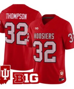 Anthony Thompson Jersey #32 Indiana Hoosiers 90s Throwback 2026 Stitched by My Store NCAA Football Jerseys