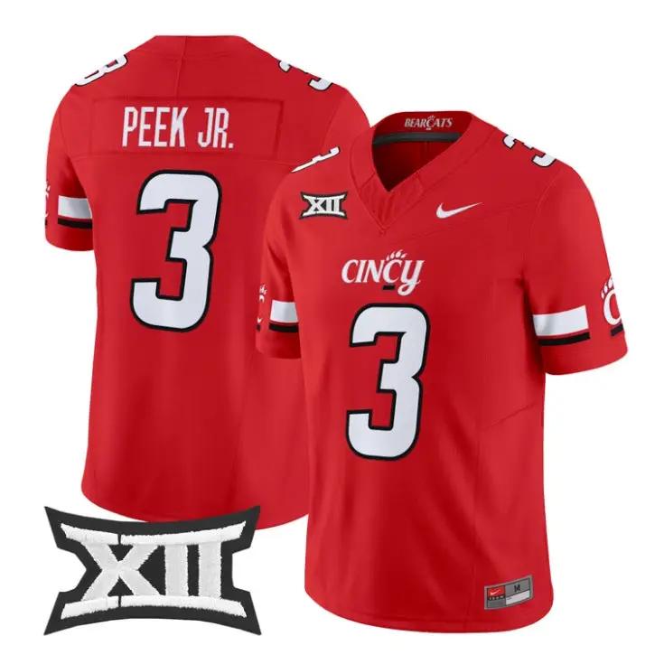 antwan-peek-jr-jersey-3-cincinnati-bearcats-2026-vapor-limited-stitched-01 - Top Design Fan Antwan Peek Jr Jersey #3 Cincinnati Bearcats 2026 Vapor Limited Stitched