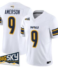 archie-amerson-jersey-9-northern-arizona-lumberjacks-2026-vapor-stitched-02 - Top Design Fan Archie Amerson Jersey #9 Northern Arizona Lumberjacks 2026 Vapor Stitched