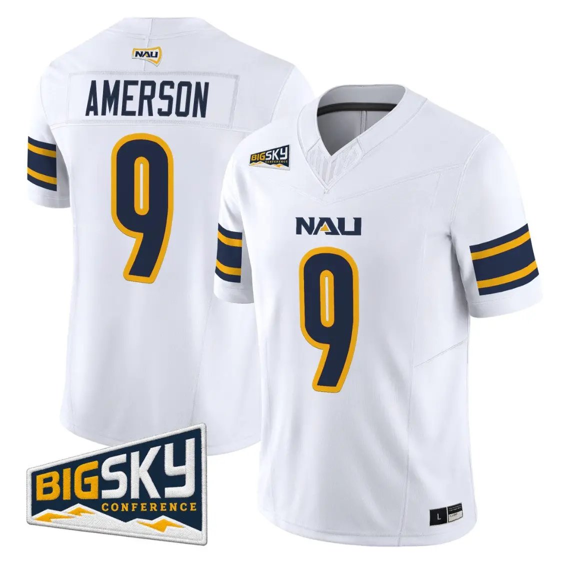 archie-amerson-jersey-9-northern-arizona-lumberjacks-2026-vapor-stitched-02 - Top Design Fan Archie Amerson Jersey #9 Northern Arizona Lumberjacks 2026 Vapor Stitched