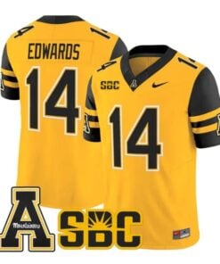 Armanti Edwards Jersey #14 App State Mountaineers 2026 All Stitched by My Store NCAA Football Jerseys