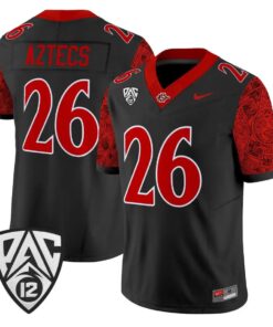 Aztecs Jersey #26 San Diego State Aztecs 2026 Vapor Stitched by My Store NCAA Football Jerseys