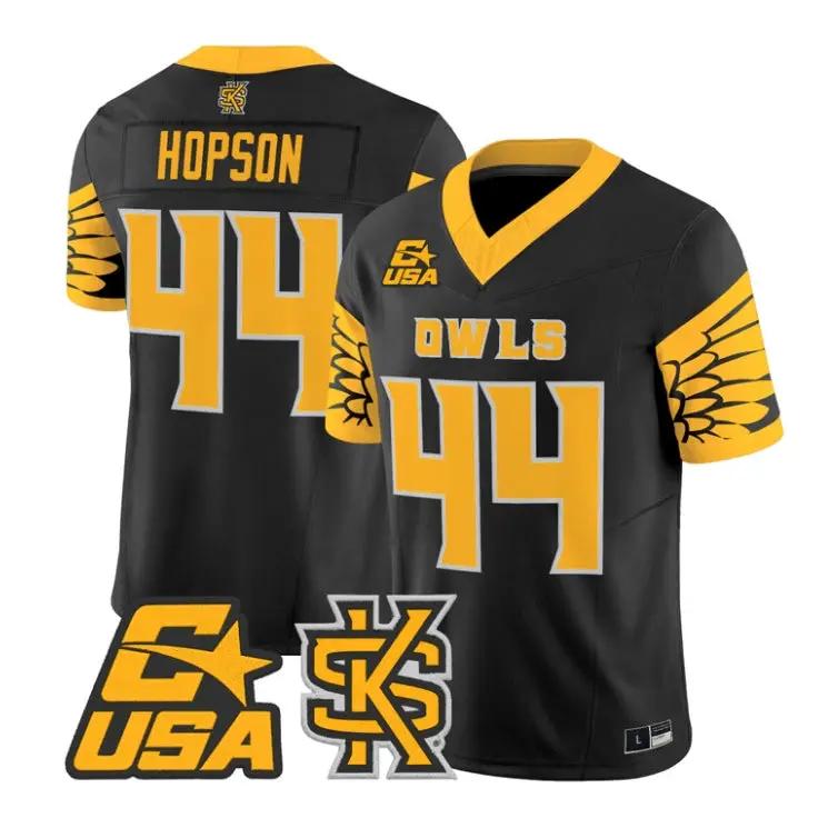 Baron Hopson Jersey #44 Kennesaw State Owls 2026 Vapor All Stitched by My Store NCAA Football Jerseys