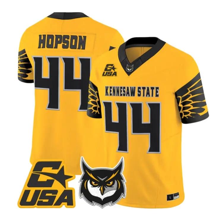 Baron Hopson Jersey #44 Kennesaw State Owls 2026 Vapor All Stitched by My Store NCAA Football Jerseys