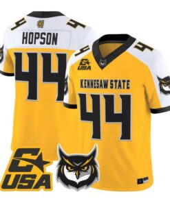 Baron Hopson Jersey #44 Kennesaw State Owls 2026 Vapor All Stitched by My Store NCAA Football Jerseys