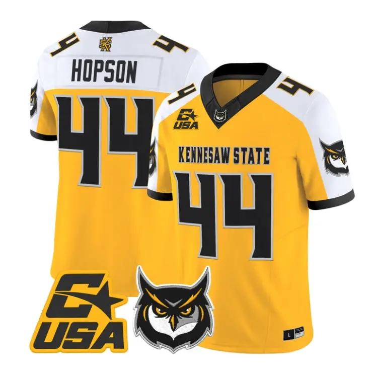 Baron Hopson Jersey #44 Kennesaw State Owls 2026 Vapor All Stitched by My Store NCAA Football Jerseys