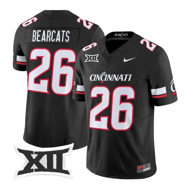 Bearcats Jersey #26 Cincinnati Bearcats 2026 Vapor Limited All Stitched