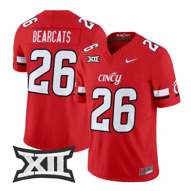 Bearcats Jersey #26 Cincinnati Bearcats 2026 Vapor Limited All Stitched