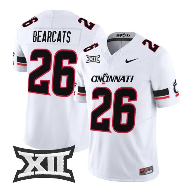 Bearcats Jersey #26 Cincinnati Bearcats 2026 Vapor Limited All Stitched