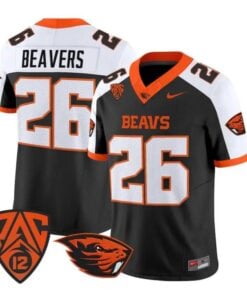 Beavers Jersey #26 Oregon State Beavers 2026 Vapor Limited Stitched by My Store NCAA Football Jerseys