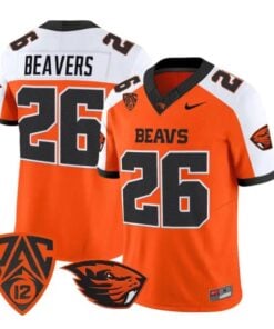 Beavers Jersey #26 Oregon State Beavers 2026 Vapor Limited Stitched by My Store NCAA Football Jerseys