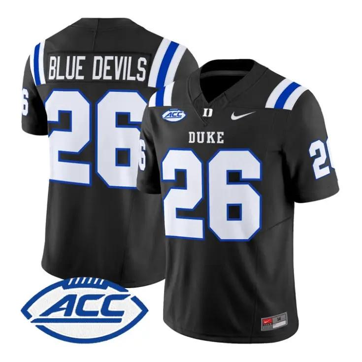 Blue Devils Jersey #26 Duke Blue Devils 2026 Vapor Limited Stitched by My Store NCAA Football Jerseys