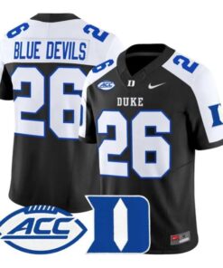 Blue Devils Jersey #26 Duke Blue Devils 2026 Vapor Limited Stitched by My Store NCAA Football Jerseys