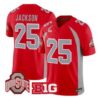 Bo Jackson Jersey #25 Ohio State Buckeyes 1990 Throwback 2026 Stitched - Top Design Fan Bo Jackson Jersey #25 Ohio State Buckeyes 1990 Throwback 2026 Stitched
