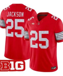 Bo Jackson Jersey #25 Ohio State Buckeyes Glitter Vapor All Stitched by My Store NCAA Football Jerseys