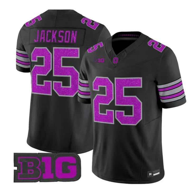 Custom Ohio State Buckeyes Jersey 2026 Glitter Vapor All Stitched by My Store NCAA Football Jerseys