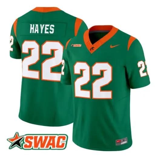 Bob Hayes Jersey #22 Florida A&M Rattlers 2026 Vapor Limited Stitched by My Store NCAA Football Jerseys
