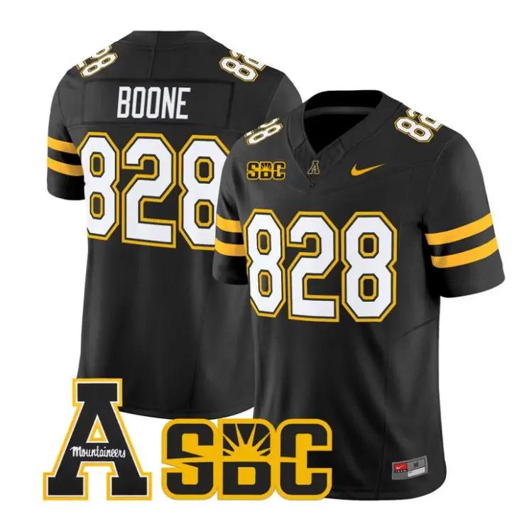 Boone Jersey #828 App State Mountaineers 2026 Limited Stitched by My Store NCAA Football Jerseys