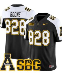 Boone Jersey #828 App State Mountaineers 2026 Limited Stitched by My Store NCAA Football Jerseys