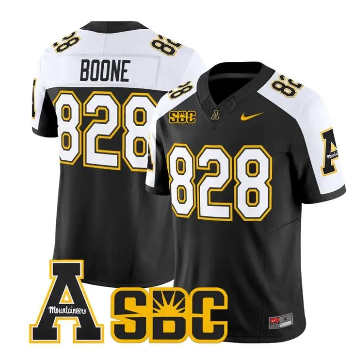 Boone Jersey #828 App State Mountaineers 2026 Limited Stitched by My Store NCAA Football Jerseys