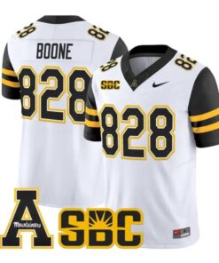 Boone Jersey #828 App State Mountaineers 2026 Limited Stitched by My Store NCAA Football Jerseys