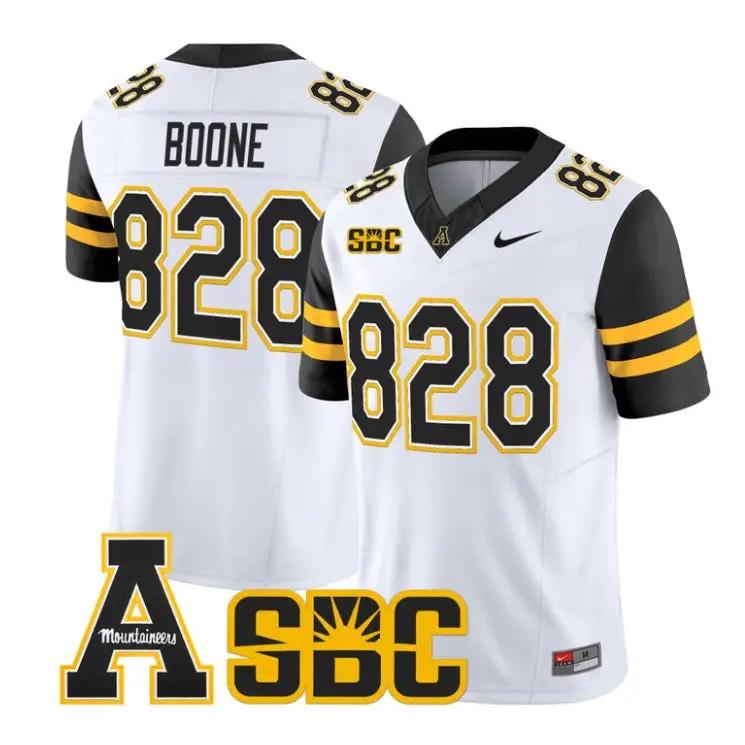 Boone Jersey #828 App State Mountaineers 2026 Limited Stitched by My Store NCAA Football Jerseys