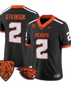 Braden Atkinson Jersey #2 Oregon State Beavers 2026 Vapor Stitched by My Store NCAA Football Jerseys