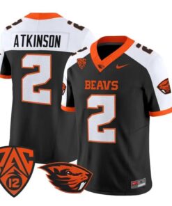 Braden Atkinson Jersey #2 Oregon State Beavers 2026 Vapor Stitched by My Store NCAA Football Jerseys