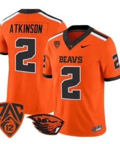 Braden Atkinson Jersey #2 Oregon State Beavers 2026 Vapor Stitched by My Store NCAA Football Jerseys