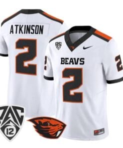Braden Atkinson Jersey #2 Oregon State Beavers 2026 Vapor Stitched by My Store NCAA Football Jerseys