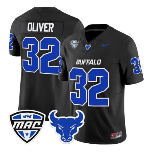 Branden Oliver Jersey #32 Buffalo Bulls 2026 All Stitched by My Store NCAA Football Jerseys
