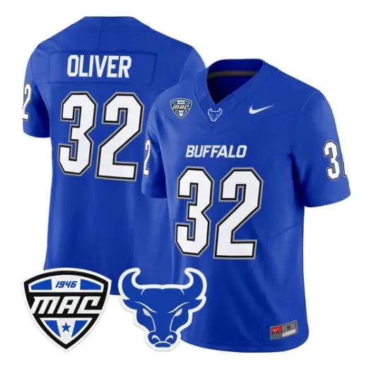 Branden Oliver Jersey #32 Buffalo Bulls 2026 All Stitched by My Store NCAA Football Jerseys