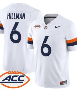 Brandyn Hillman Jersey #6 Virginia Cavaliers 2026 Vapor Limited Stitched