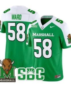 Braydin Ward Jersey #58 Marshall Thundering Herd Stitched by My Store NCAA Football Jerseys
