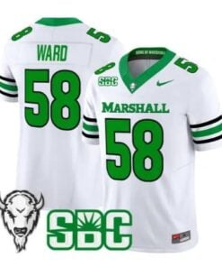 Braydin Ward Jersey #58 Marshall Thundering Herd Stitched by My Store NCAA Football Jerseys