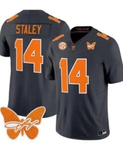 Braylon Staley Jersey #14 Tennessee Volunteers 2026 Stitched by My Store NCAA Football Jerseys