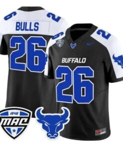 Bulls Jersey #26 Buffalo Bulls 2026 Vapor All Stitched by My Store NCAA Football Jerseys