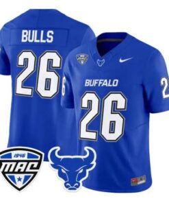 Bulls Jersey #26 Buffalo Bulls 2026 Vapor All Stitched by My Store NCAA Football Jerseys
