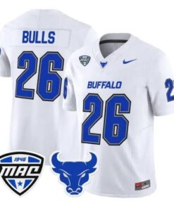 Bulls Jersey #26 Buffalo Bulls 2026 Vapor All Stitched by My Store NCAA Football Jerseys