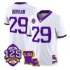 Caden Durham Jersey #29 LSU Tigers Silent Season of 1918 Louisiana Patch Stitched - Top Design Fan Caden Durham Jersey #29 LSU Tigers Silent Season of 1918 Louisiana Patch Stitched