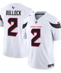 Calen Bullock Jersey #2 Houston Texans 2026 Vapor Limited All Stitched by My Store NCAA Football Jerseys