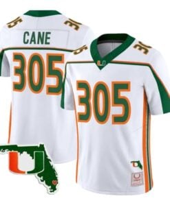 Ed Reed Jersey #20 Miami Hurricanes Throwback 2026 Florida Patch Stitched by My Store NCAA Football Jerseys