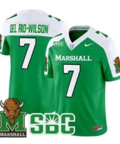 Carlos Del Rio-Wilson Jersey #7 Marshall Thundering Herd 2026 Stitched by My Store NCAA Football Jerseys