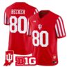 Charlie Becker Jersey #80 Indiana Hoosiers 2026 Indiana State Patch All Stitched - Top Design Fan Charlie Becker Jersey #80 Indiana Hoosiers 2026 Indiana State Patch All Stitched