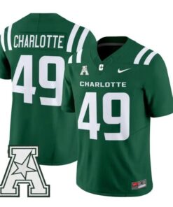 Charlotte Jersey #49 Charlotte 49ers 2026 Vapor Limited All Stitched by My Store NCAA Football Jerseys