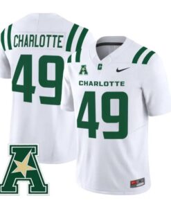 Charlotte Jersey #49 Charlotte 49ers 2026 Vapor Limited All Stitched by My Store NCAA Football Jerseys