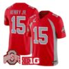 Chris Henry Jr Jersey #15 Ohio State Buckeyes 2026 Vapor All Stitched - Top Design Fan Chris Henry Jr Jersey #15 Ohio State Buckeyes 2026 Vapor All Stitched